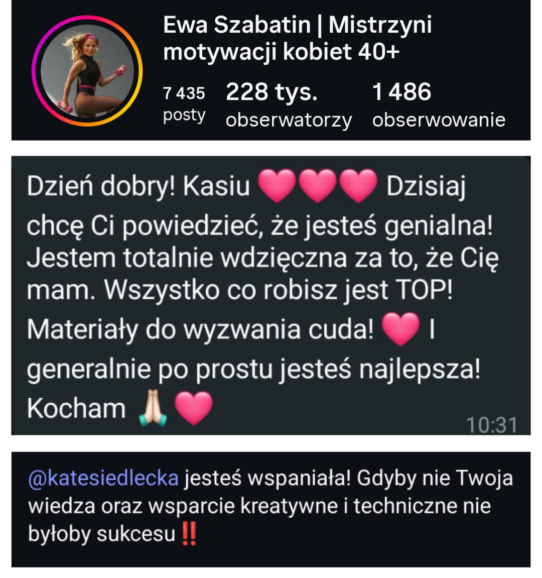 Opinia klientki Ewa Szabatin o współpracy z Virtual Vibes